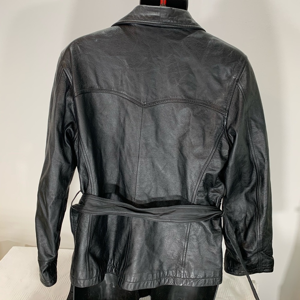 Wilson’s black leather jacket women’s size M - Picture 2 of 8